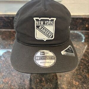 New Era Black New York Rangers 19TWENTY Adjustable Cap